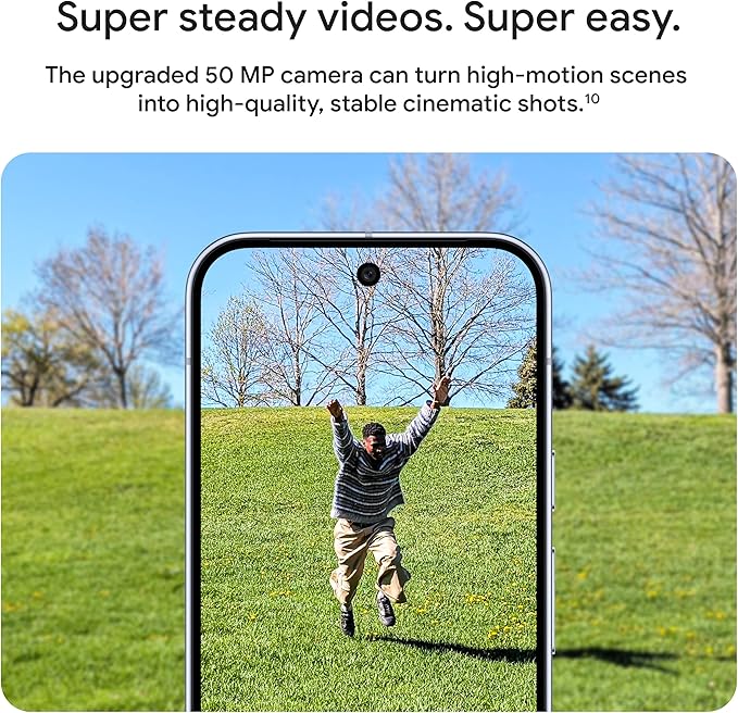 Google Pixel 10 Pro XL - Unlocked Android Smartphone - Gemini AI Assistant, Triple Rear Camera System, Fast-Charging 24+ Hour Battery, and 6.8" Super Actua Display - Obsidian - 256 GB (2025 Model)